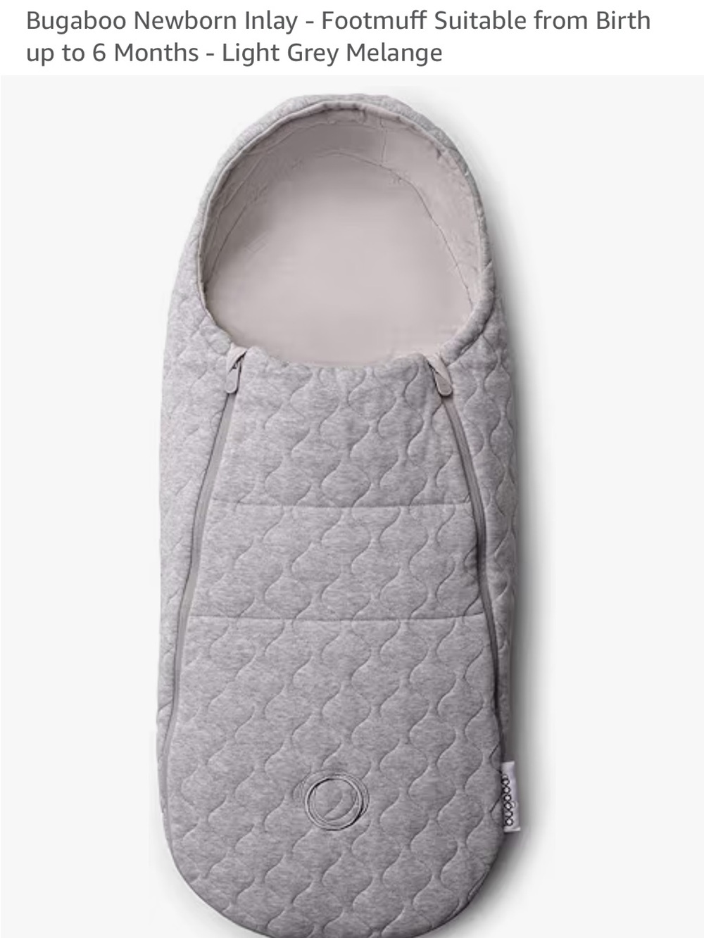 Bugaboo Newborn Footmuff Inlay